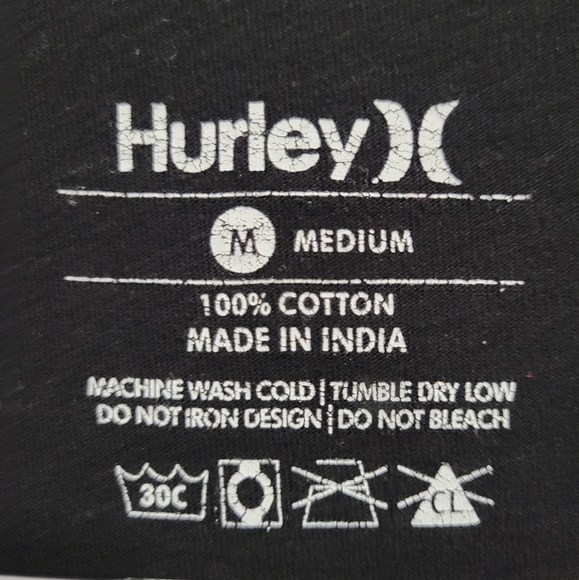 Hurley Classic T-Shirt - Size US M - Picture 4 of 5